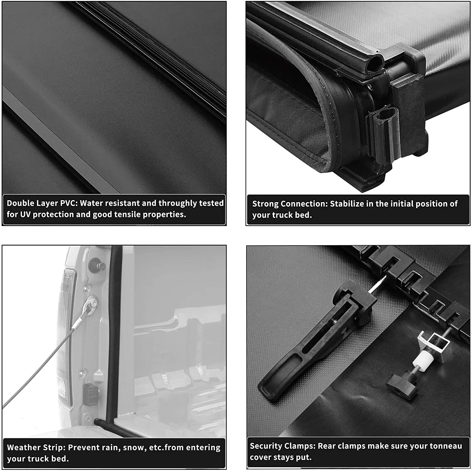 High-Quality Retractable Aluminum Roller Lid Tonneau Cover 5