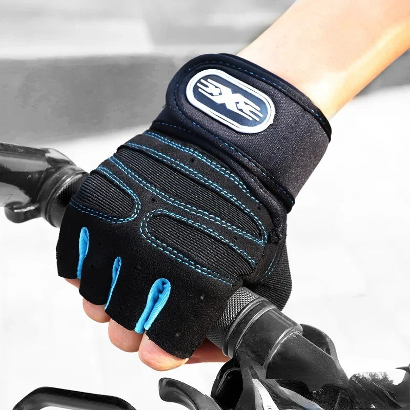 Gym Fitness Gloves Heavyweight Training Men Women Non-Slip Bodybuilding Workout Glove Extended Wrist Guard Weight Lifting Gloves 6
