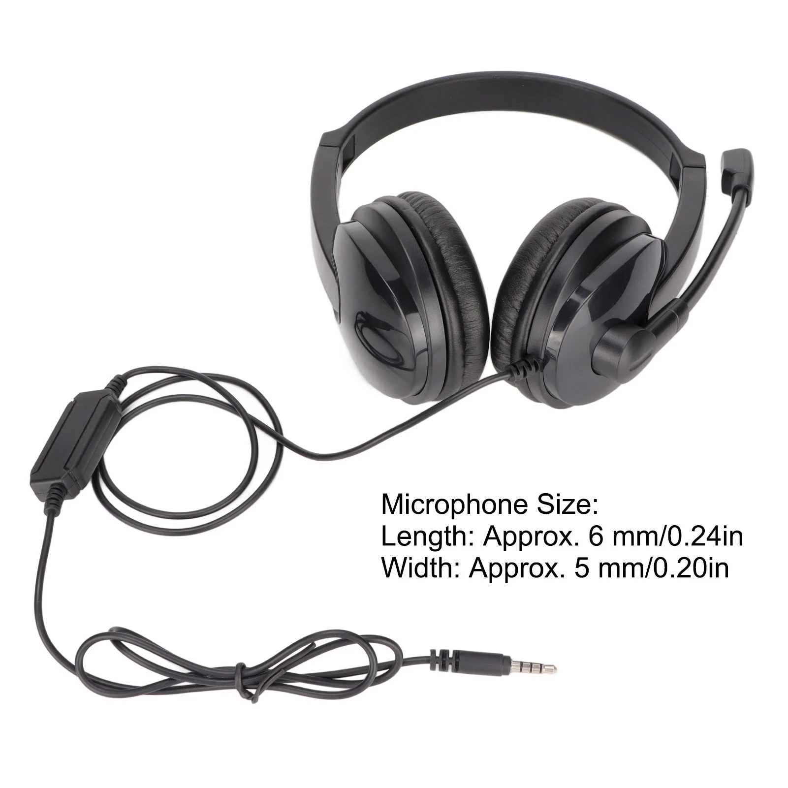 PC‑3033 Gaming Headset Soft Earmuffs Multifunctional 3.5mm Surround Stereo Gaming Headphones for PC Laptop Headphones