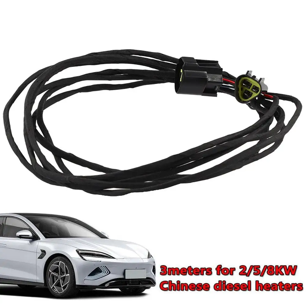 12V Diesel Heater LCD Screen Extension Cable, 2/4 Meters