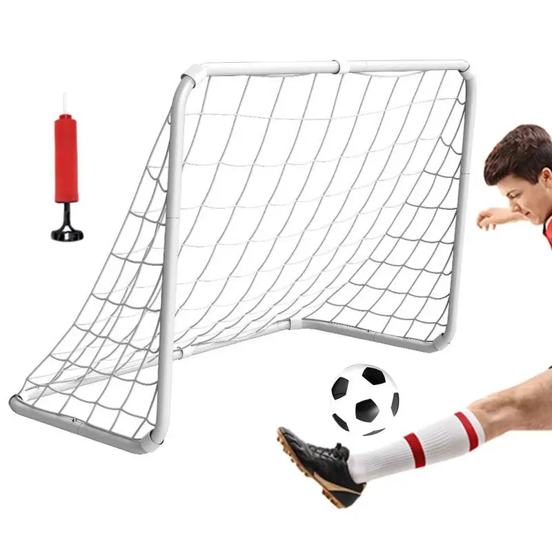 

Metal Soccer Goal Indoor Outdoor Metal Soccer Goal For Kids Detachable Design Outdoor Sports Toys For Holiday Christmas Birthday