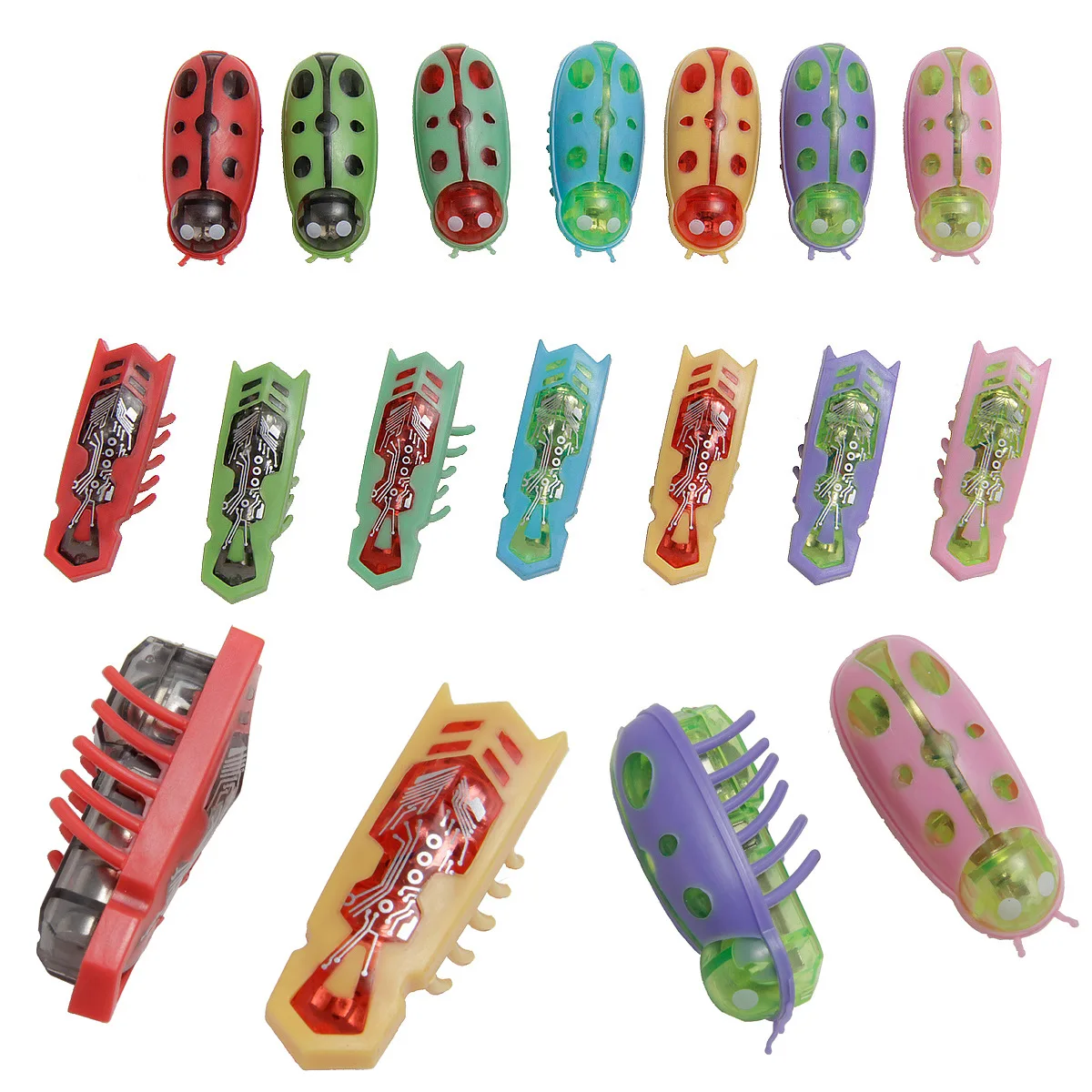 

Pet Interactive Mini Electric Bug Cat Toy Cat Escape Obstacle Automatic Flip Toy Battery Operated Vibration Pet Beetle Supplies