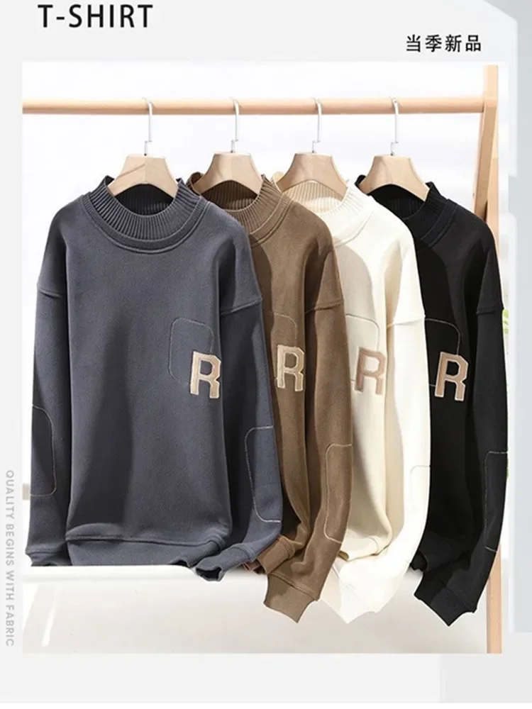 

Golf Supplies High Quality Golf T-shirt Men's Golf Wear 2023 Winter New Shirt Men's Golf Clothing Casual Plush Top Blouse