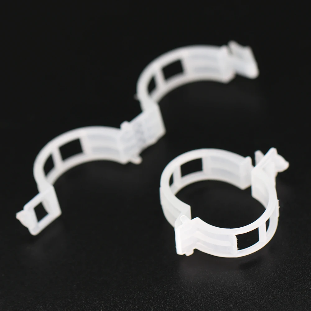 20-1000PCS Transparant White Garden Plants Stems Clip Tied Bundle Branch Clamp for Vines Binding Tools Tomato Vegetables Clip