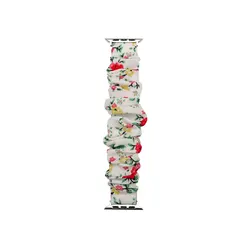 Printed Elastic Scrunchie Watch Strap - S11 - 46 42 44 45 49MM (Color 1)