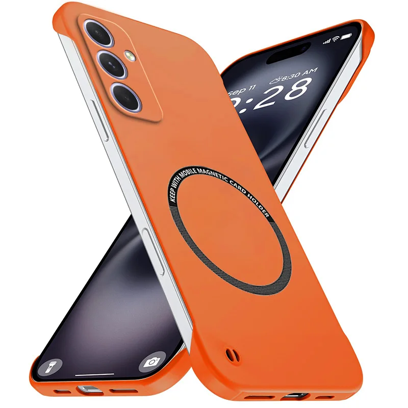 Magnetic Slim Frameless Matte Anti-Scratch Shockproof Phone Case