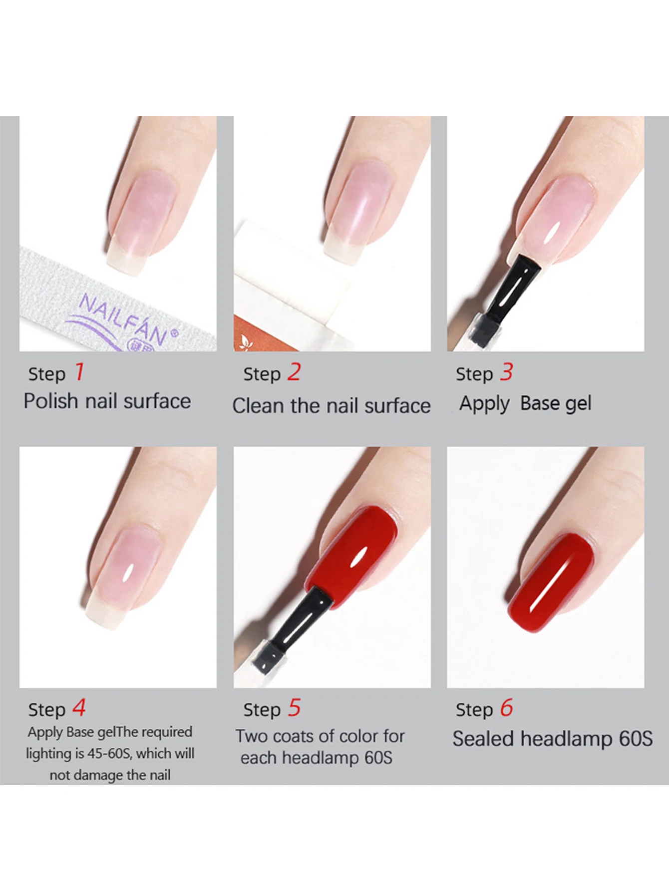 Nail Top Coat 10ml Base Gel Top Coat UV Gel Nail Polish Nail Art Manicure Removable 1Colors Hybrid Varnish Long Lasting Base Coat