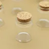 6 Pcs/lot 32*47*60mm 60ml Little Glass Jar empty Glass Bottle Stopper Spicy Storage Jars spice Containers Candy Vials 3