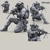 1/35 Resin Figure US Special Forces/MARSOC Modern Soldier in Action with GPNVG-18 Panoramic Night Vision Goggles Self-Assembly C 6