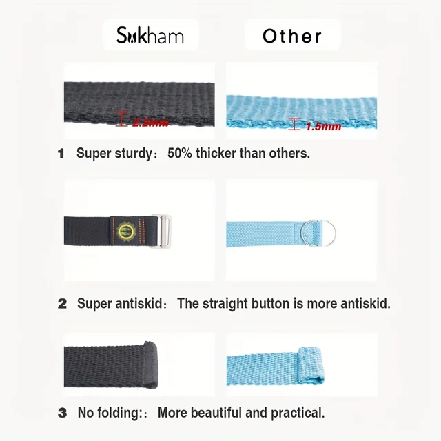 Durable Yoga Stretching Band, Adjustable Exercise Resistance Band, Suitable for Flexibility Pilates Training, Body Shaping 6
