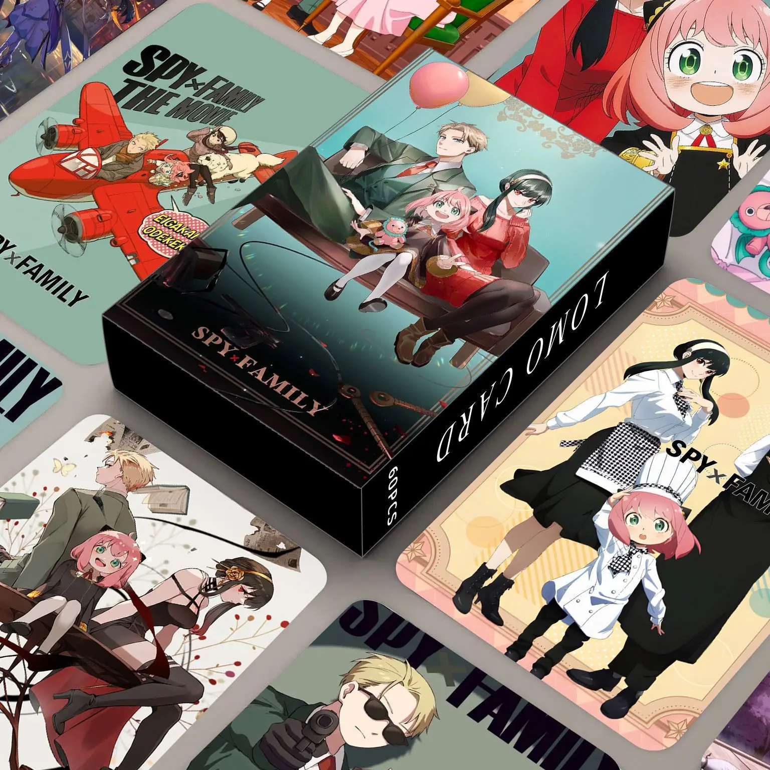 

SPY×FAMILY Japanese Anime Lomo Card One Piece 1pack/60pc Colorful Small Card Game For Collection Decorations Postcards Gift Toy