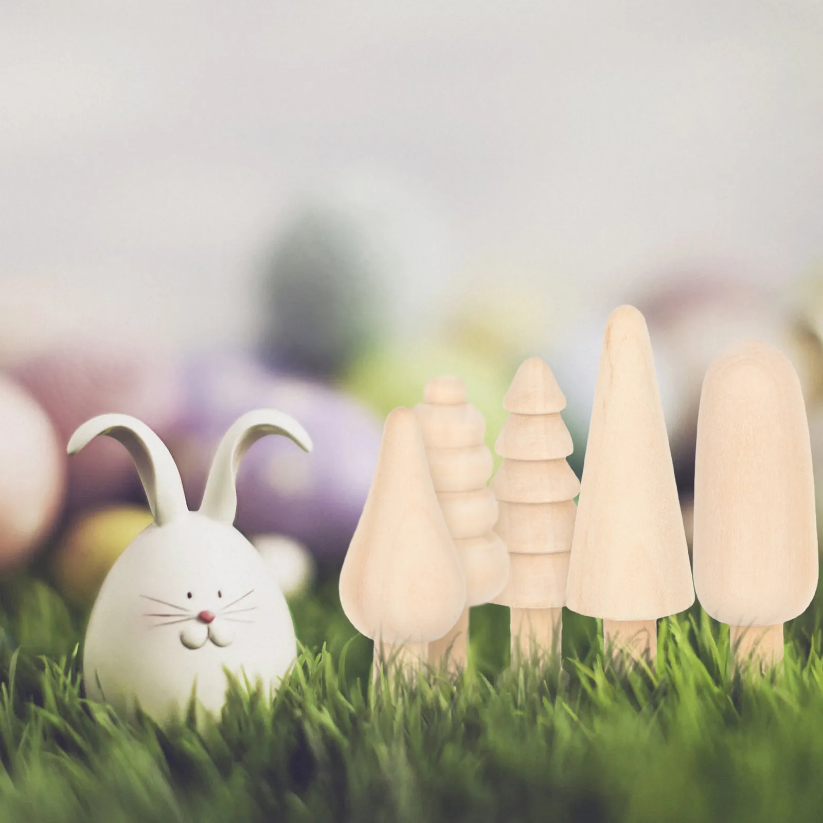 어린이 그림 공예 DIY 장 미완성 나무 모양 조각품, 미니어처 나무 장난감, ..