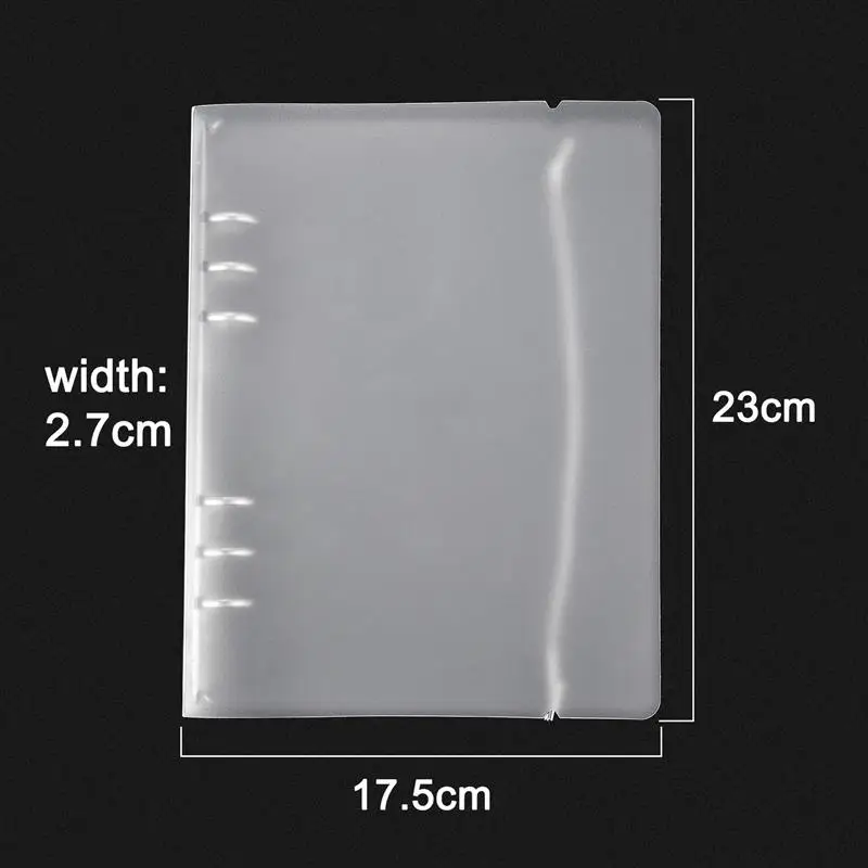 A5 6-Hole Strap Storage Clip Storage Bag 1/5/10pcs storage clip storage bag