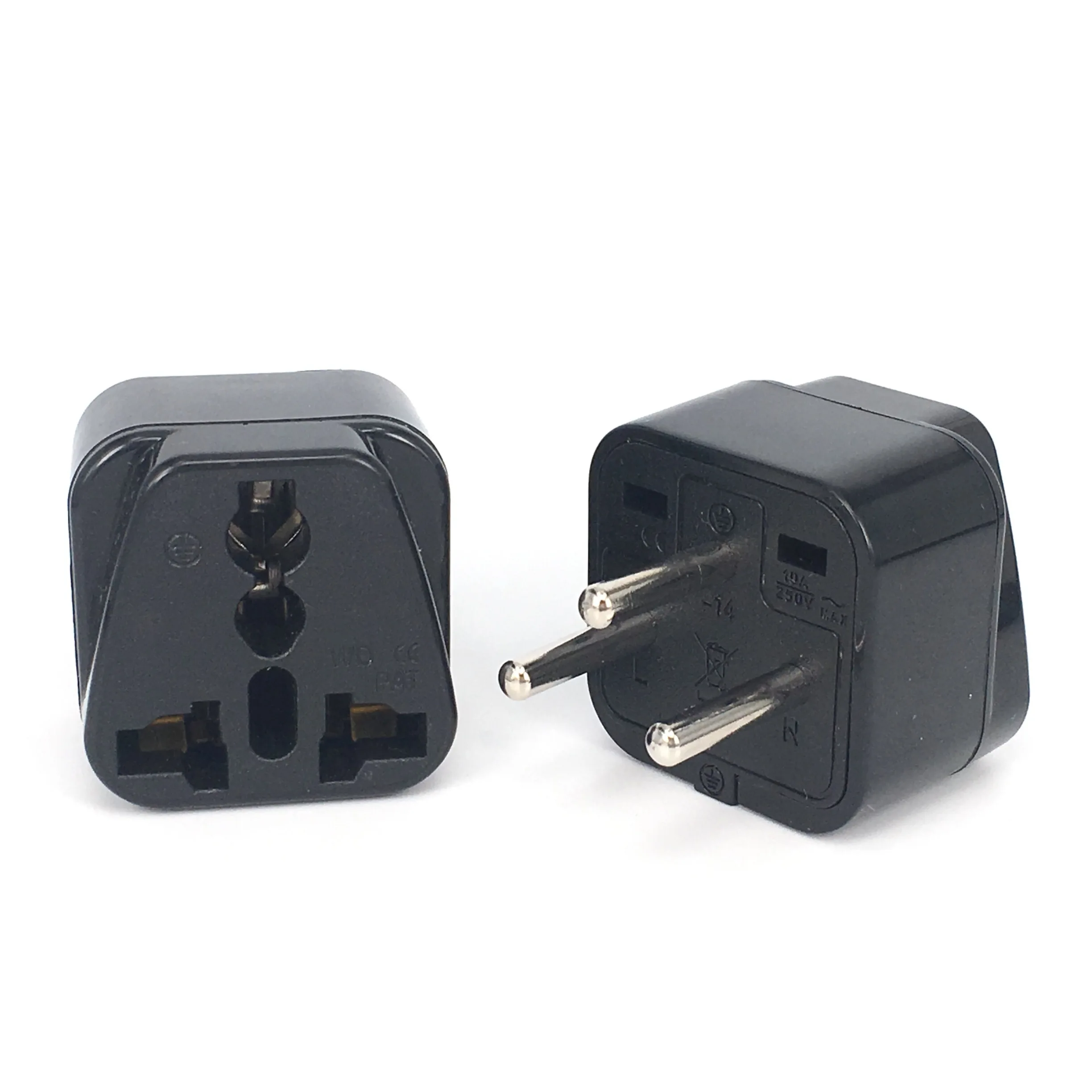 Universal IL Plug Adapter EU European US UK To Israel 3 Pin Egypt
