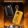 Xiaomi Mini Mech Style Power Bank PD 100000mAh Super Fast Charging 4-in-1 Cable High Capacity For IPhone Android Samsung Hot New 5