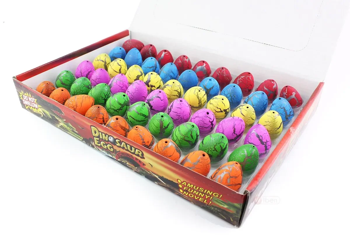 Dinosaur Eggs Toys Magic 60pcs Hatching In Water Growing Animal Breeding Educational for Children