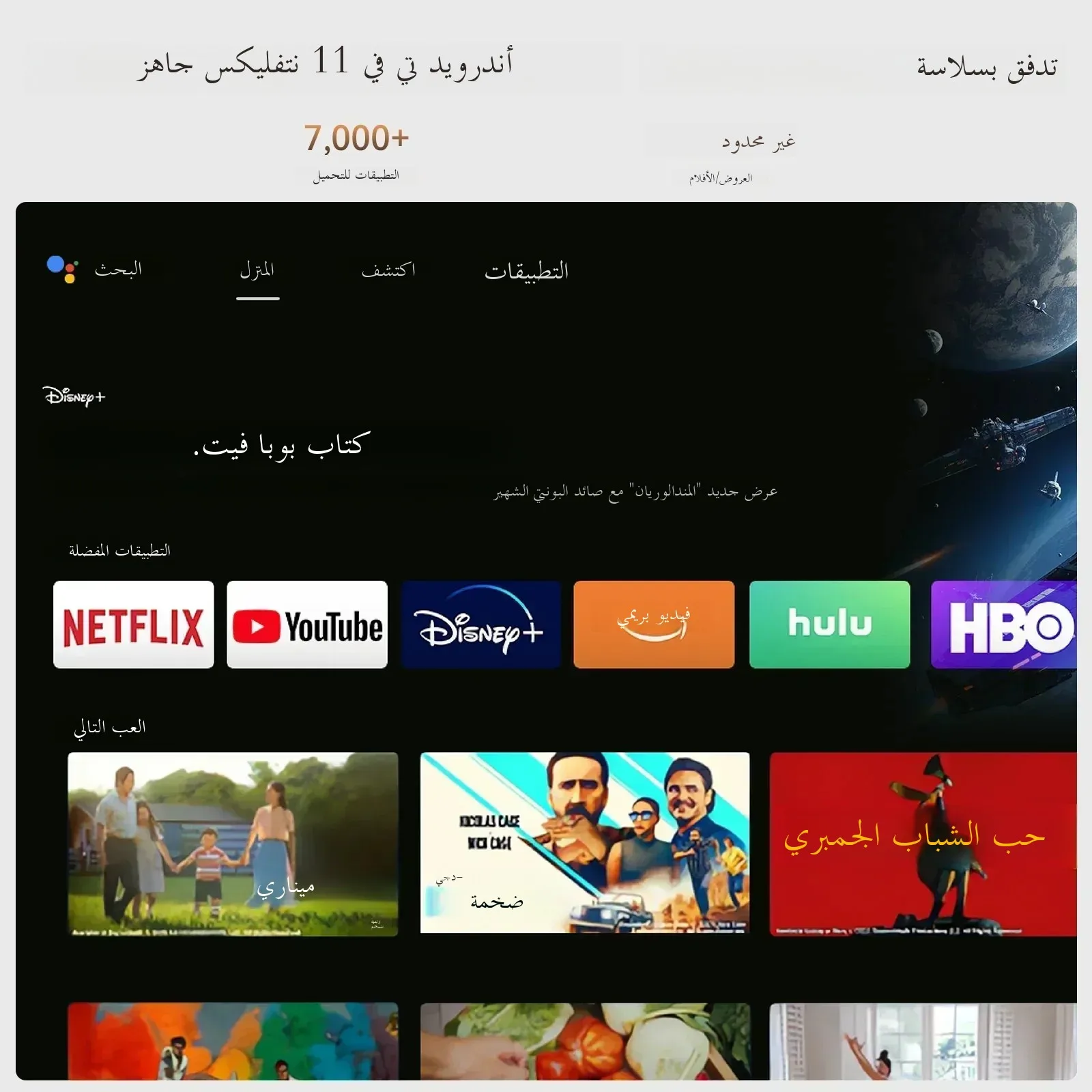 جهاز عرض محمول Wanbo Vali 1 4k 900ansi Android TV1...