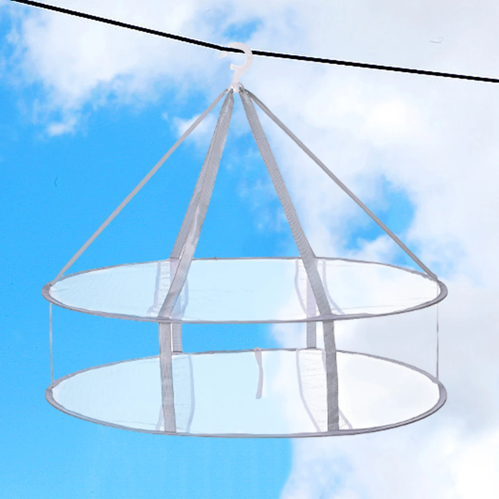 Sweater Drying Rack Hanging Cloth Dryer Multipurpose Drying Net Collapsible Flat Dryer Mesh Net Bathroom Accessories 3