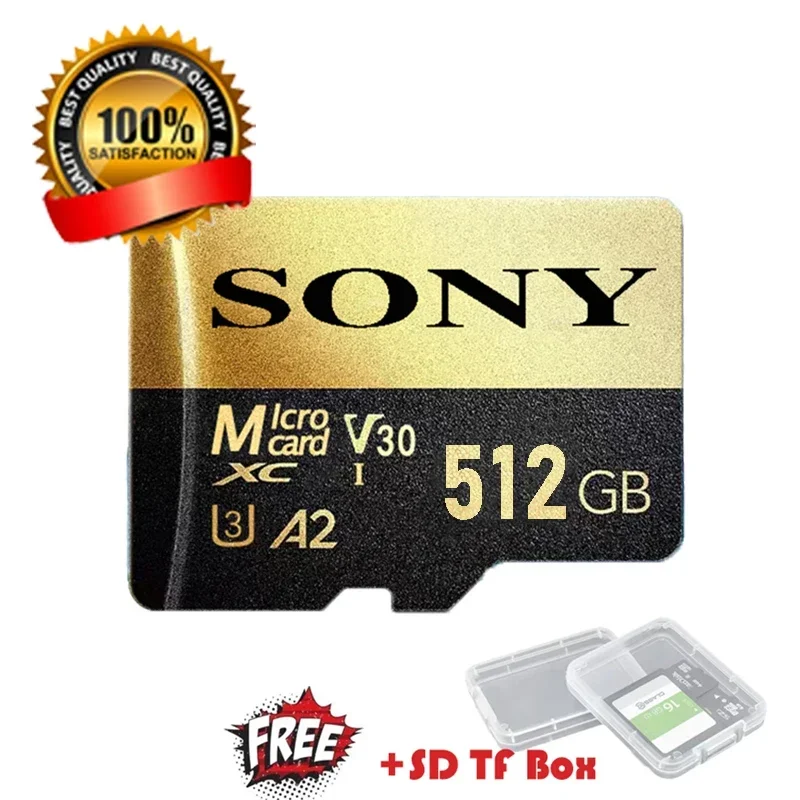 SONY Memory Card Micro SD Cards High Speed 512MB 64GB 128GB