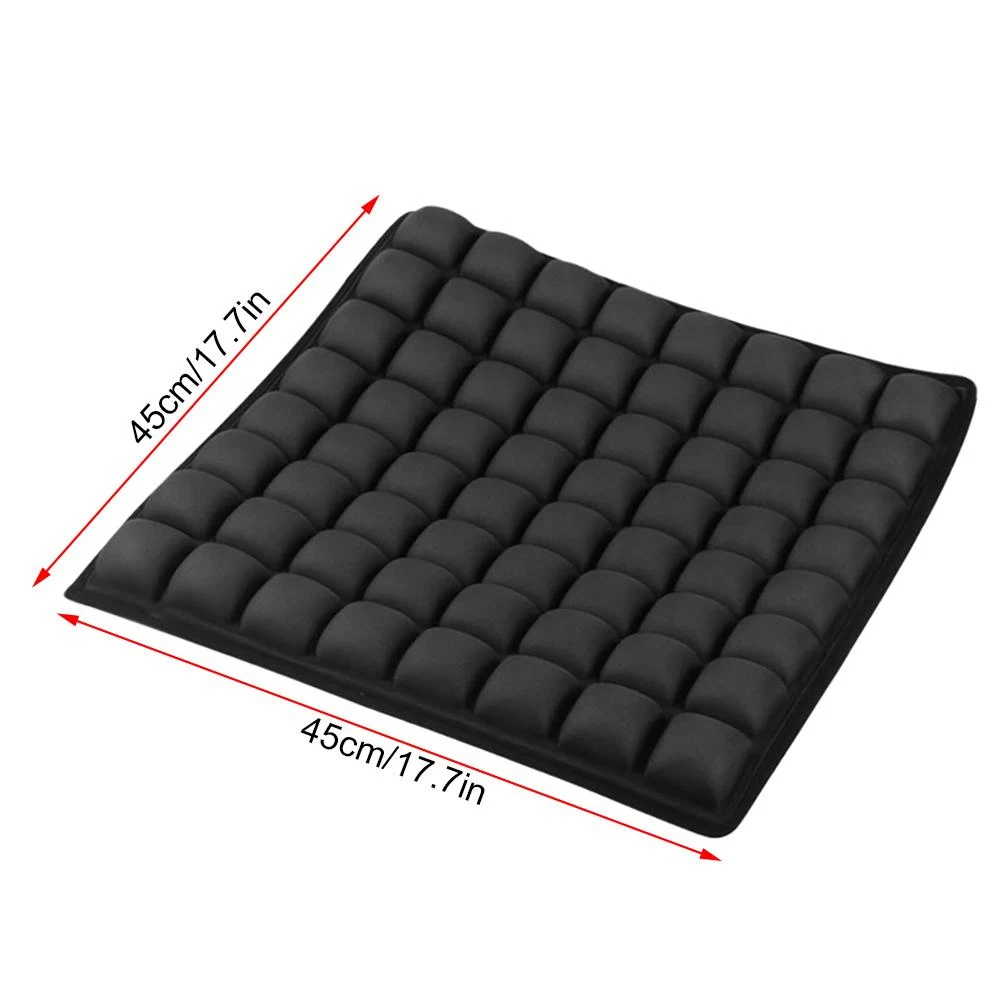 Office Chair Cushion 3D Air Inflatable Orthopedic Seat Cushion Back for Relieving Sciatica Tailbone Pain Pad Car Back Cushion