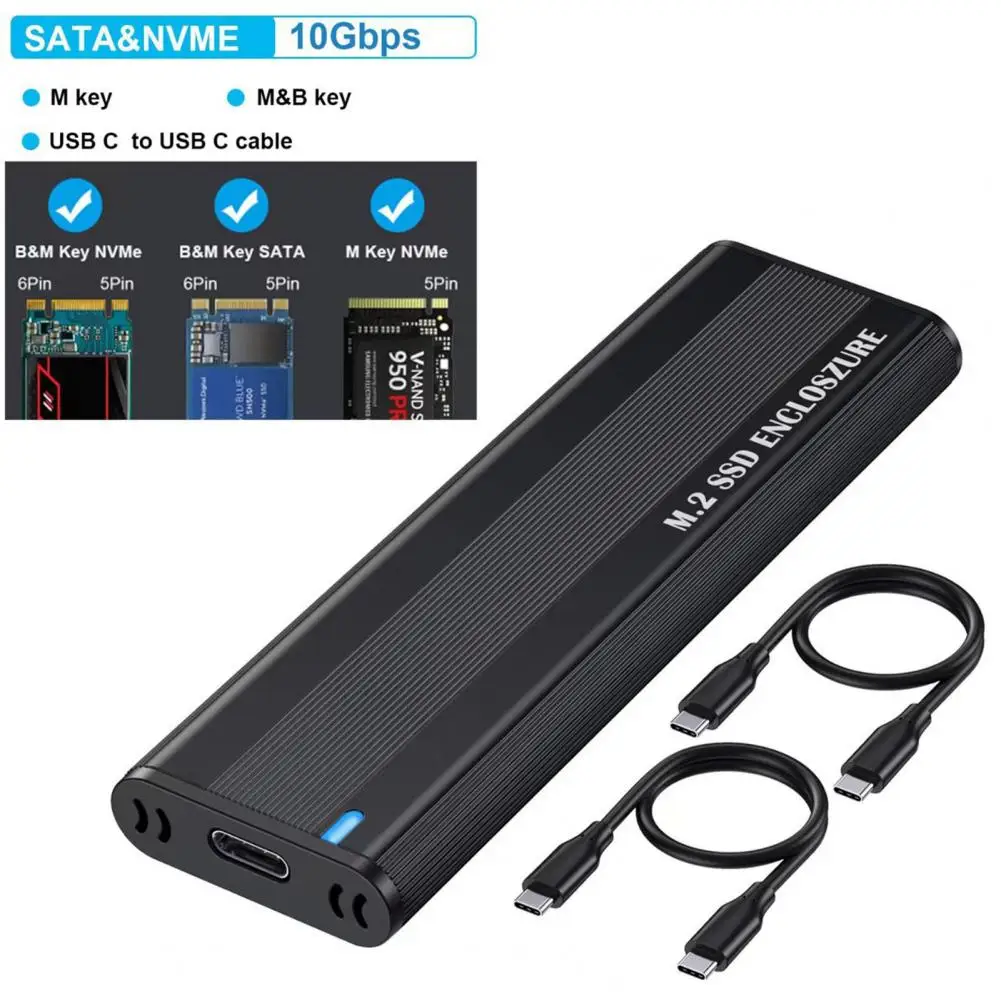 HDD Ŭ ˷̴ ձ  ũ ̽, 10Gbps Ÿ-C/USB3.0 SSD Ŭ ̽ ȣ