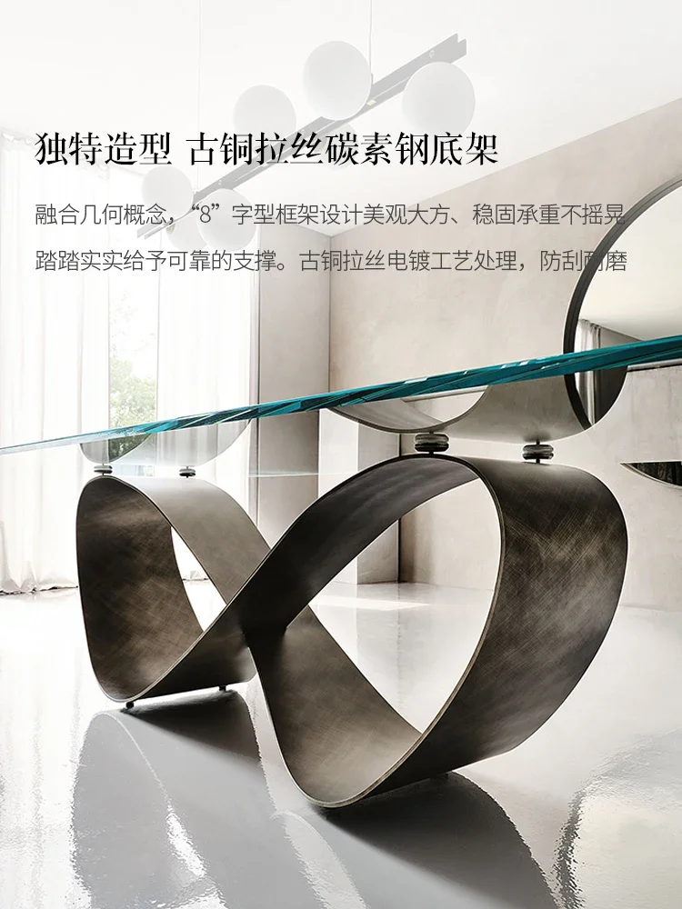 

Итальянский необычайно яркий стол, экстравагантный простой современный высококлассный стол для ресторана