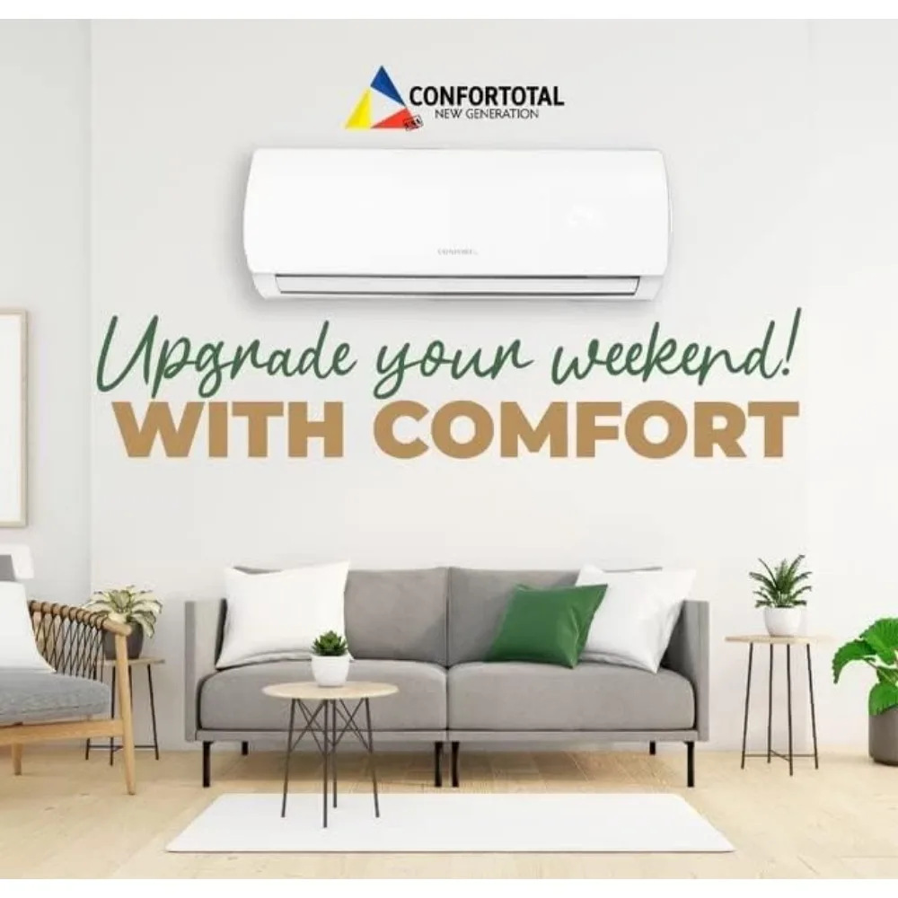 Confortotal 12000 BTU Mini Split Air Conditioner and Heat Pump 110V Ductless,1 ton,with WIFI Compatible with Alexa 2