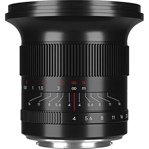 7artisans 7 아티산스 15mm F4 MF 광각 풀프레임 렌즈 최소 초점 거리: 16인치
