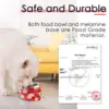 Superdesign Anti-Backflow Device 15 ° Tilted Bowl, Suitable for Cats and Dogs - Non-Slip, Anti-Spill Pet Feeder, Anti-Spill Design, 15 ° Slope Allows Easy Access to Food Bowl, Durable Plastic/Bamboo/Structure, 0.5 Cup Capacity, Blue - Suitable for Small Dogs and Elderly Pets 4