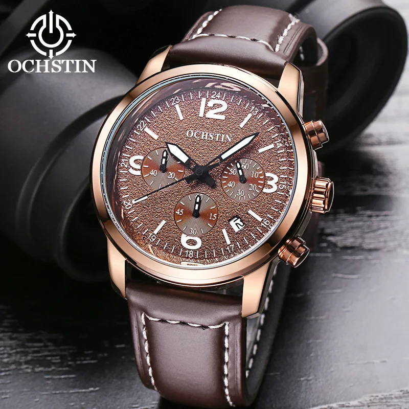 OCHSTIN Sports Street Hot Legend Series 2024 Men's Quartz Watch Wristwatch Multifunction Quartz Movement
