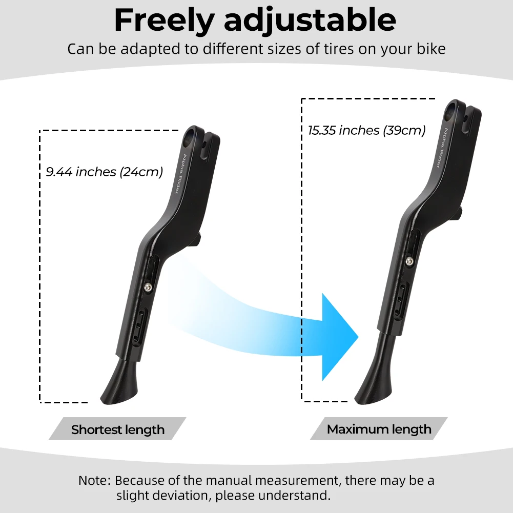 Motorcycle Kickstand Motorcycle Kickstand Extender For Surron Light Bee Sur-Ron Sur Ron X S X160 X260 Adjustable Side Stand Electric Dirt Bike Support Leg
