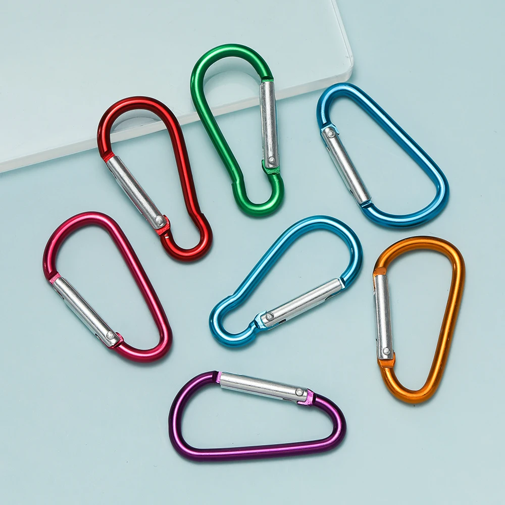 3 Portachiavi A Stella In Acciaio Inox Con Moschettone – Gancio Portachiavi A Forma Di Stella, Portafoglio, Accessori Da Borsa - 5
