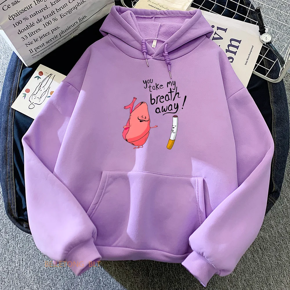 

The Awkward Yetii Oversized Women Clothing Cartoon Printed Long-sleeved Sweatshirts Harajuku Autumn Winter Round Neck Hoodies