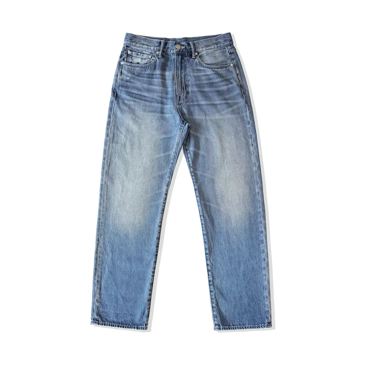 Red Tornado 13oz Denim Jeans 55501-0003 Vintage Wash Men's Designer Pants Light Blue 5
