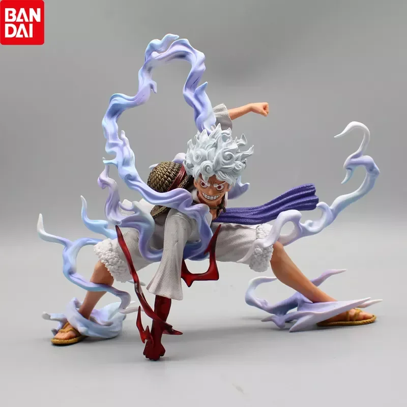 

19cm One Piece Anime Figures Nika Luffy Gear 5th Action Figure Gear 5 Sun God Pvc Figurine Gk Statue Model Decoration Doll Toys