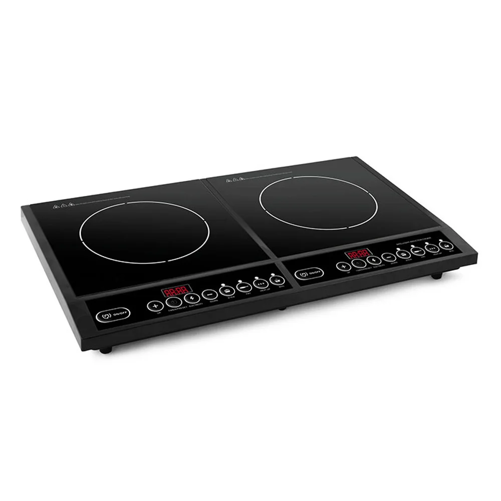 Embedded Double Induction Cooker Cooktop Stove Electric Cooker Ceramic Stove Household Kitchen Double Induction