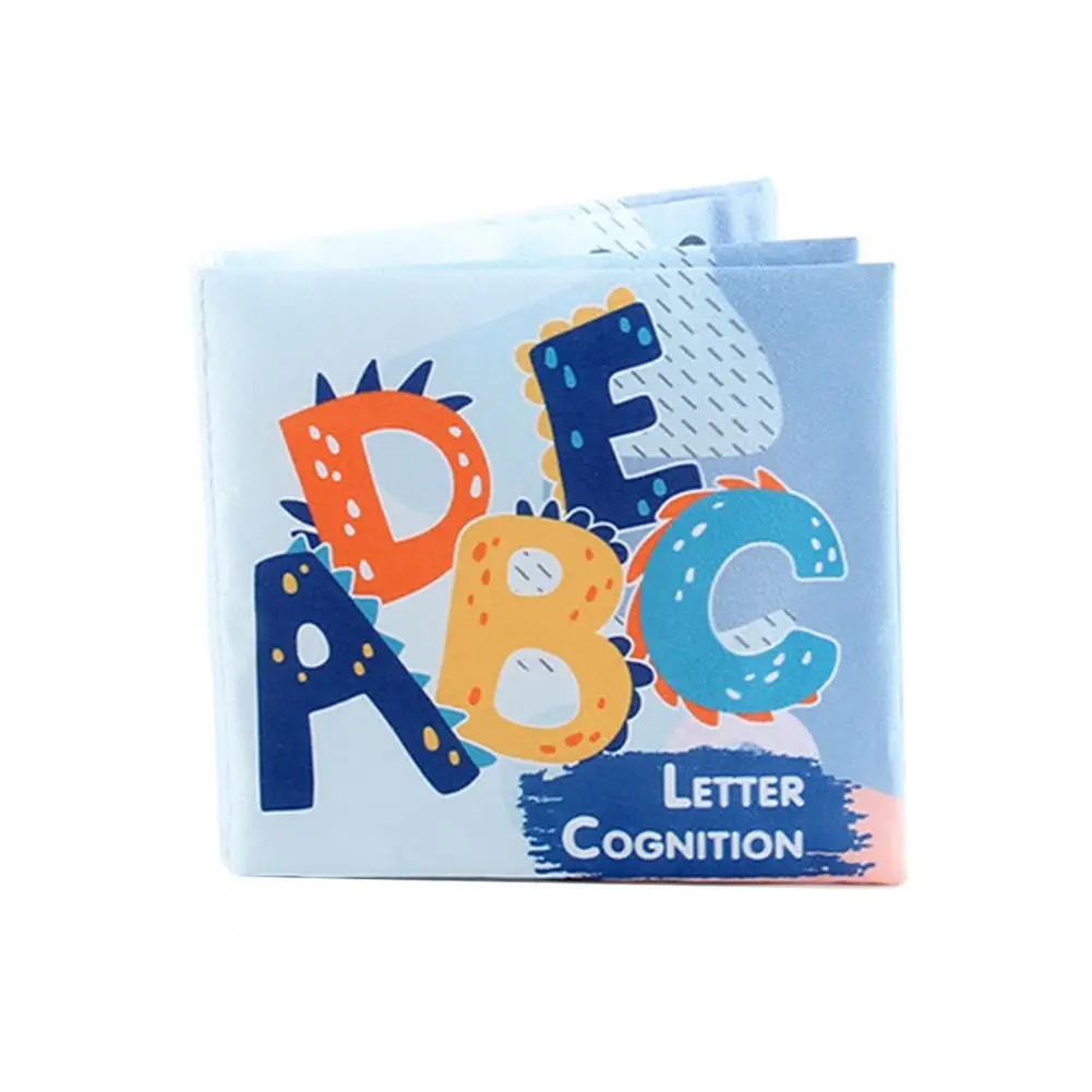 

Baby Cloth Book Built-in Sound Paper Dinosaur Fruits Sea Animal Traffic Pattern Toy Sensory Book Alphabet Colors Learning Toy