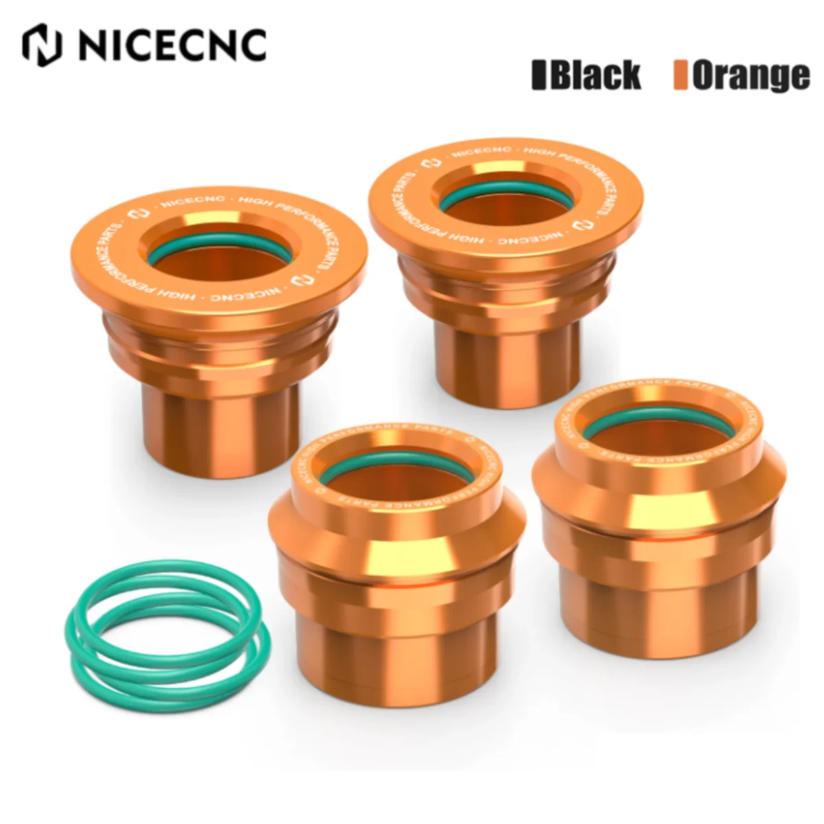 NICECNC Für 2024 KTM EXC 300 EXCF 450 350 SX 125 SXF 450 Husqvarna TE300 GasGas EC300 22 mm Vorder-Hinterrad-Abstandshalter-Naben-Kragen-Set