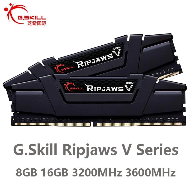 

G.Skill Ripjaws V Series SDRAM DDR4 Desktop Memory Single Pack