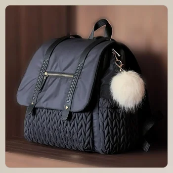 Nuove borse per pannolini per mamma Borsa da viaggio per zaini per pannolini in poliestere solido di grande capacità impermeabile per neonato 1