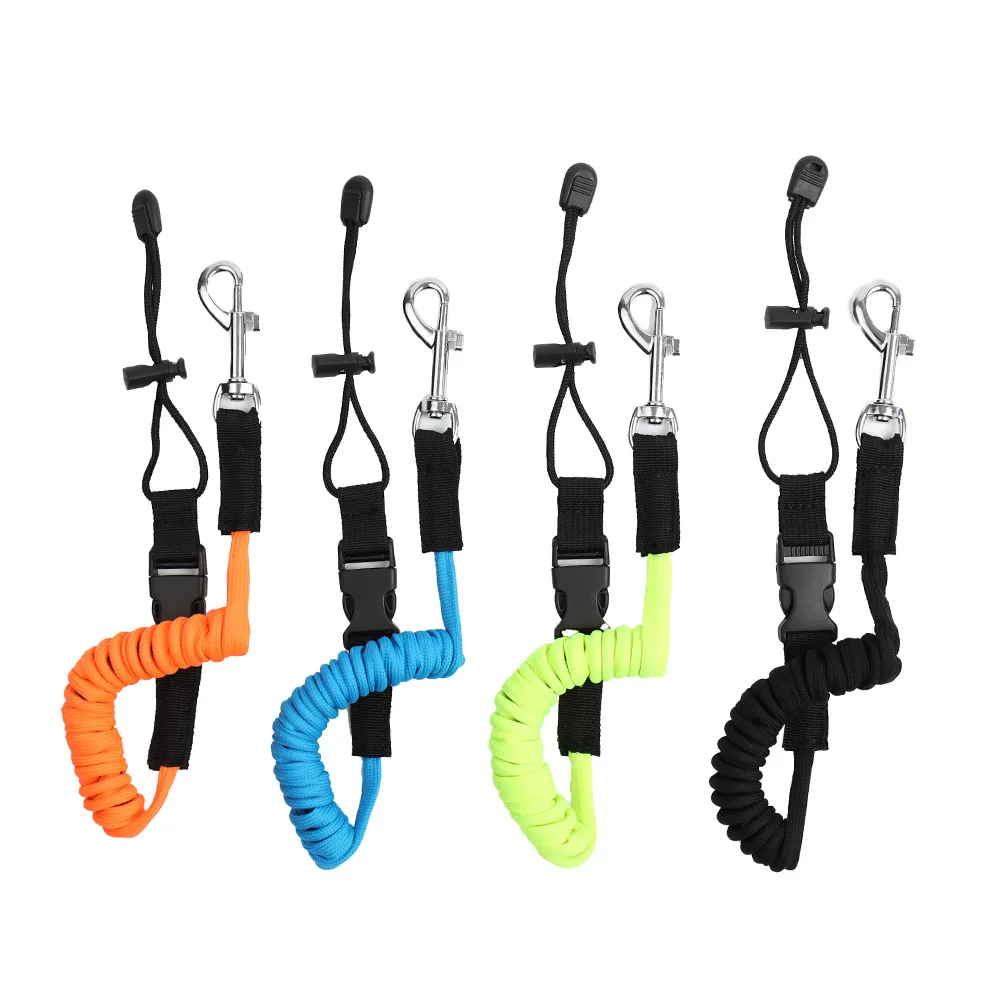 

Kayak paddle safety rope spring rope miss anti-loss accessories tied paddle leash