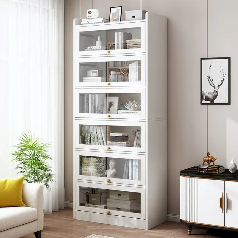 Tall Kitchen Cabinet Console 6 Shelf Sideboards Bookshelf Organizer et Storage Dining Sideboards Szafka Na Buty Furniture