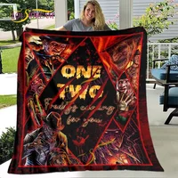 Halloween Horror Element Art Blanket Home Decoration Bedroom Air Conditioning Covering Blanket To Keep Warm Throwing Blanket 1