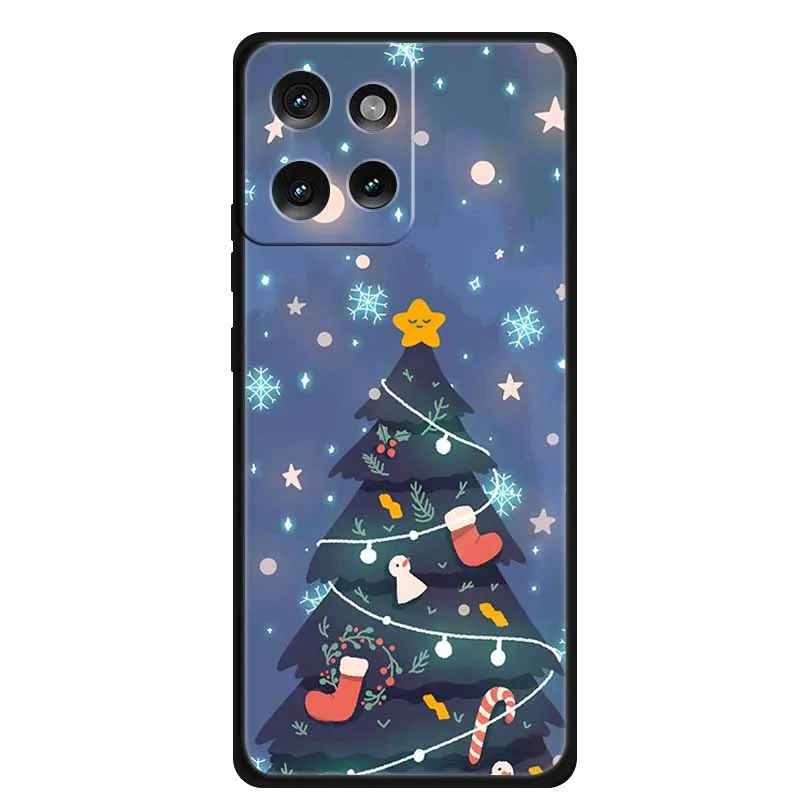 Festive Holiday Silicone Case - Soft TPU Protective Cover with Christmas Design