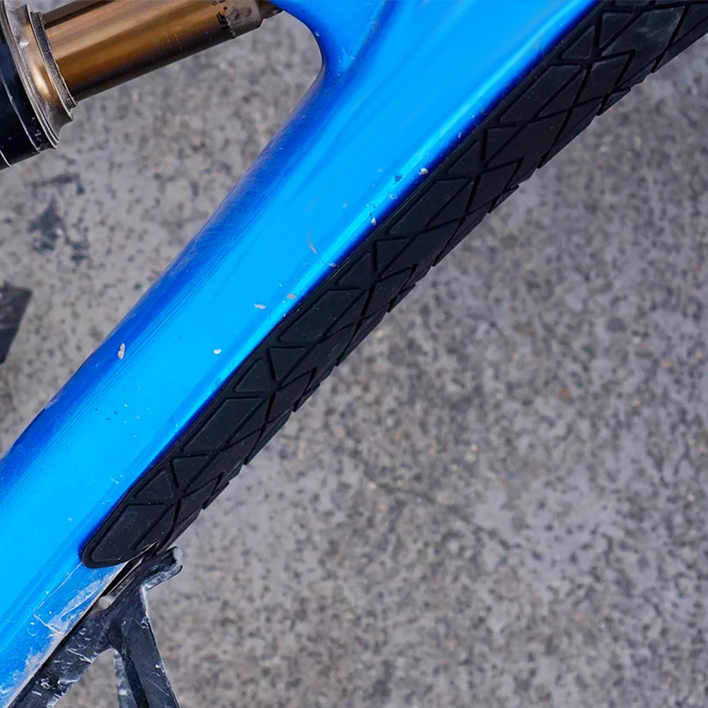 Bicycle Frame Protection Sticker Anti Scratch Protector Mountain Bike MTB Road Bike Silicone Anti-Slip Sticker Protector Pad