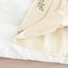 Korean Style Summer Girls' Lace Flying Dress Embroidered Floral Childrens Princess Dresses Charming Baby Bodysuit Sister Outfits 6