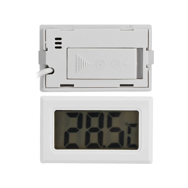 3Db Mini Lcd Digitális Hőmérő 1 Méter Vízálló Szondával Kényelmes Hőmérsékletmérő A Háztartási Hűtőszekrény Akváriumához - Image 4