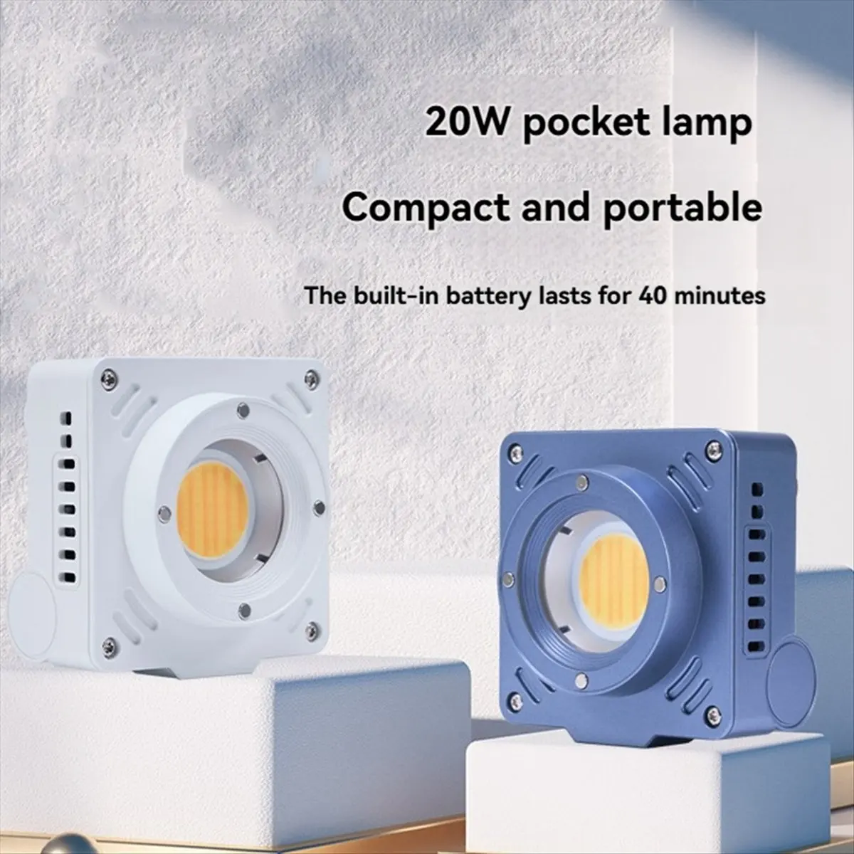 M05K 20W 포켓 LED 비디오 조명 2700K-6500K 사진 조명, 소프트박스 허니컴 그리드 바른도어 12FX 포함, 사진 스튜디오용,B