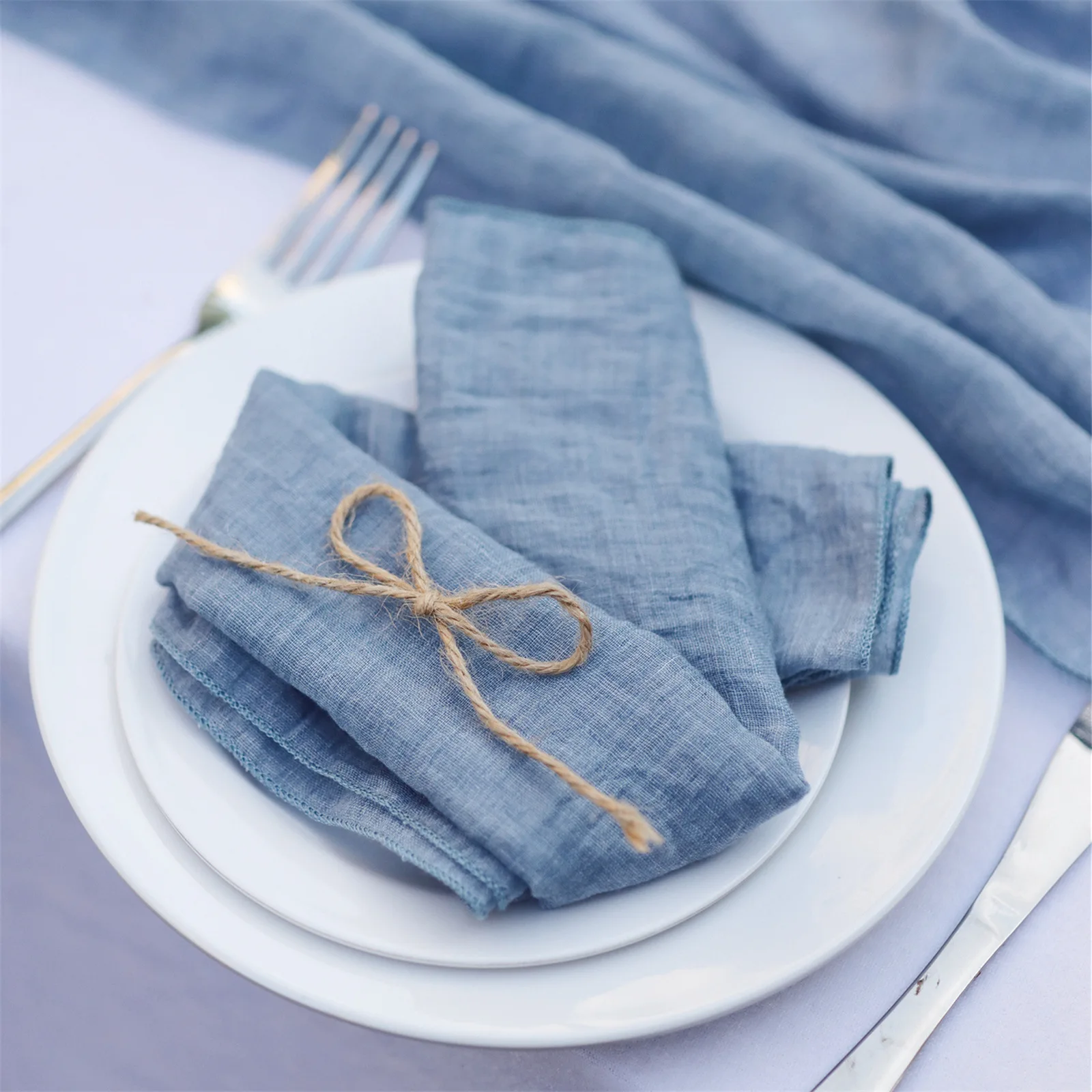 Cotton Napkins 20PCS For Wedding Party Christmas Dining Table Decor