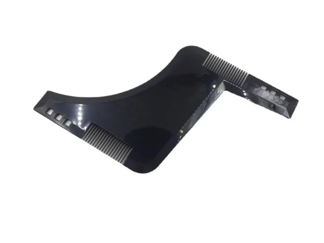 Modello per barba Shaper Stampo per modellare la barba Basette Taglio della barba Strumento per il contorno Pettine per la cura degli uomini - immagine 2